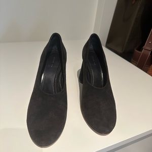 Suede Celine heels